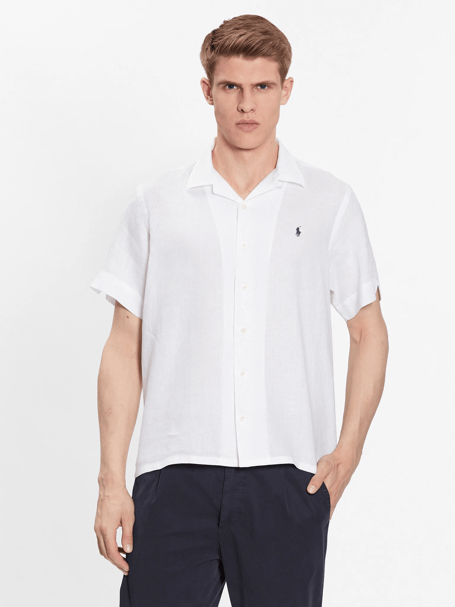 True Classic Tees - Camiseta de algodón con estampado de lino y algodón  suelto para hombre