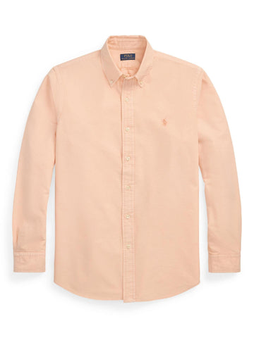 Camisa POLO Ralph Lauren Manga Larga Oxford Mineral Dye Custom Fit