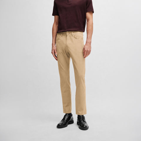 Pantalón Delaware Slim Fit BOSS Beige Hombre - Beige