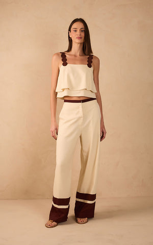 Set de Top y Pantalón en Lino Dress to