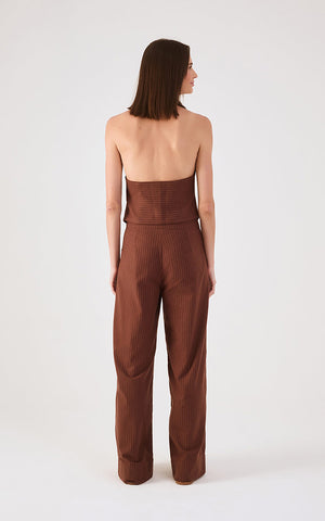 Conjunto de Vest y Pantalón en Lino Dress to