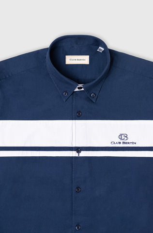 Camisa Club Bertín Mangas Larga de Algodón Twill Regular Fit