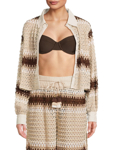 Set de Croché Ramy Brook Naomi y Larsa - Beige