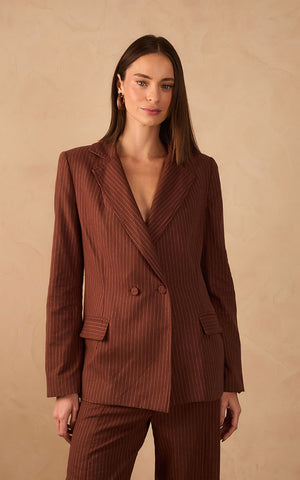 Blazer de Rayas finas Dress to