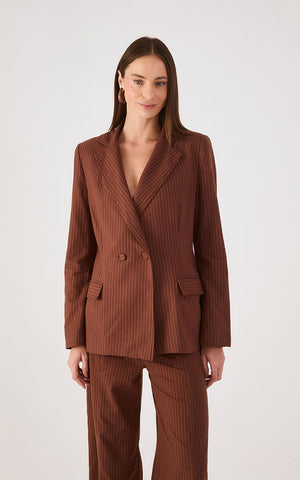 Blazer de Rayas finas Dress to