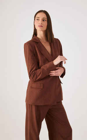 Blazer de Rayas finas Dress to