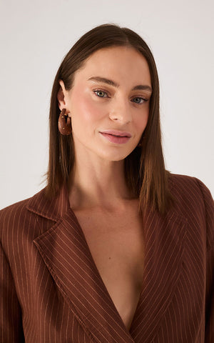 Blazer de Rayas finas Dress to