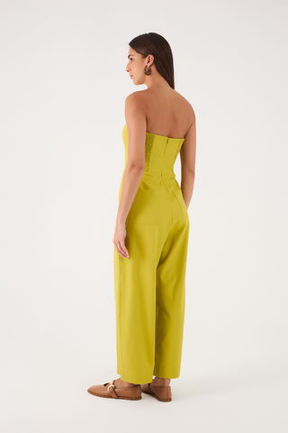 Jumpsuit Strapless en Lino Dress to