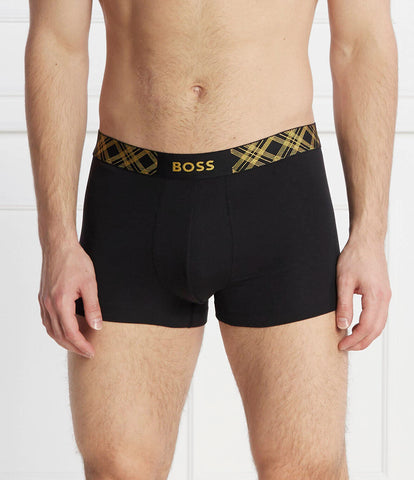 Set BOSS con Bóxer Trunk y Calcetines Negros Hombre