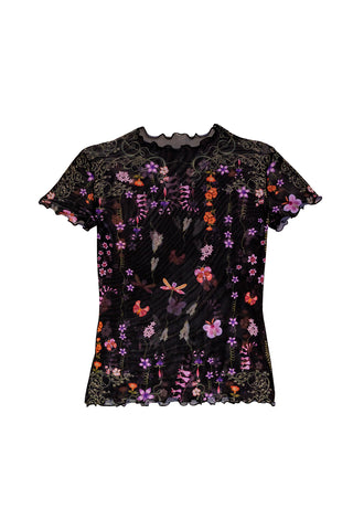 Top Agua Bendita Cover Up Mesh Leona Ambar