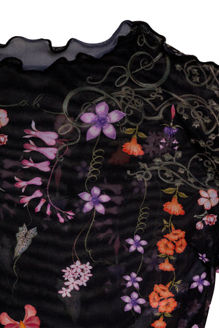 Top Agua Bendita Cover Up Mesh Leona Ambar