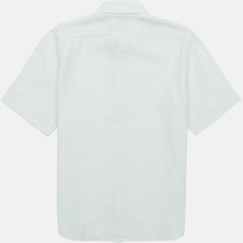 Camisa Boss de lino manga corta Button Down regular fit