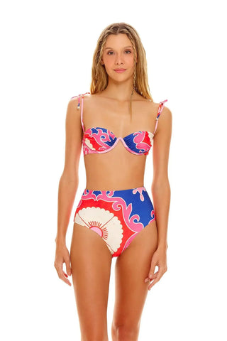 Bikini Dos Piezas Reversible Agua Bendita Alica Donna