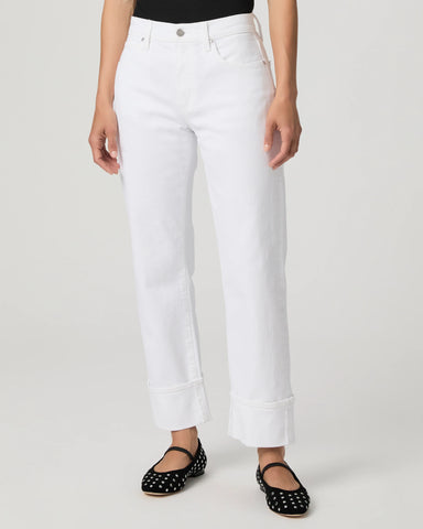 Jean Paige Morgan Ankle W/ Cuff - Laundered White
