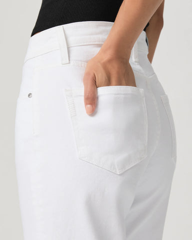 Jean Paige Morgan Ankle W/ Cuff - Laundered White