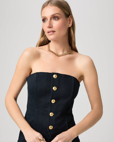 Ronan Top Paige en Denim con Stretch