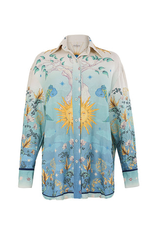 Set Agua Bendita Anastasia Solstice con Camisa y Short Estampado