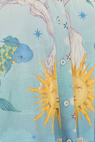 Set Agua Bendita Anastasia Solstice con Camisa y Short Estampado