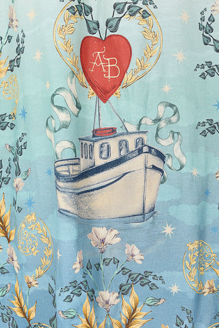 Set Agua Bendita Anastasia Solstice con Camisa y Short Estampado