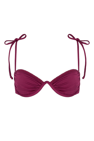 Set Agua Bendita Donna Cherish con Top Bikini y Braga de Cintura Alta