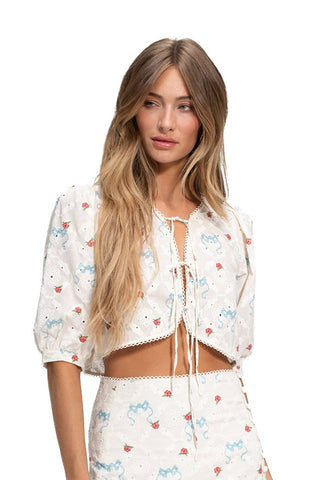 Set Agua Bendita Salem Print Cherish y Short Nalia Cherish