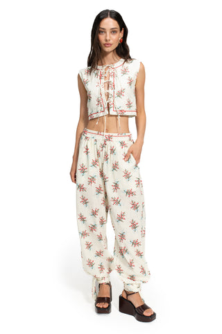 Set Agua Bendita Madison Cherish y Pantalón Silvia Cherish