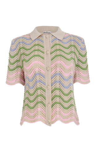 Camisa Agua Bendita Manga Corta Tejido Brooks Basket 100% Algodón
