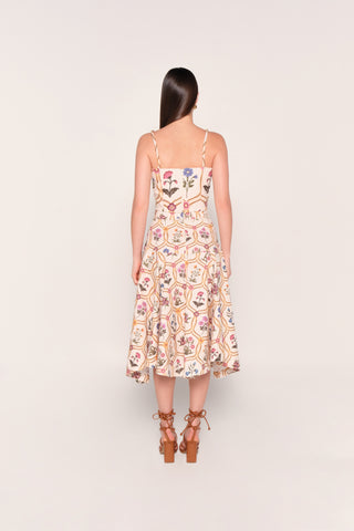 Vestido Simona Corset Leonor 98% Algodón
