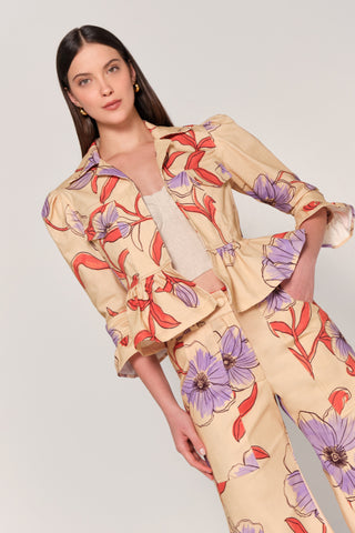 Chaqueta Simona Bengala Leonor Printed 98% Algodón