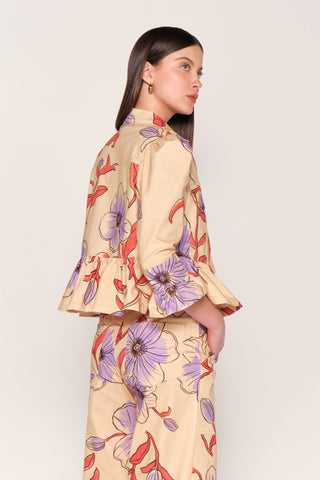 Chaqueta Simona Bengala Leonor Printed 98% Algodón