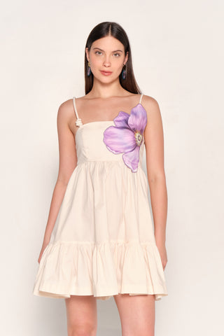 Vestido Simona Midi Franciscano Corto 98% Algodón