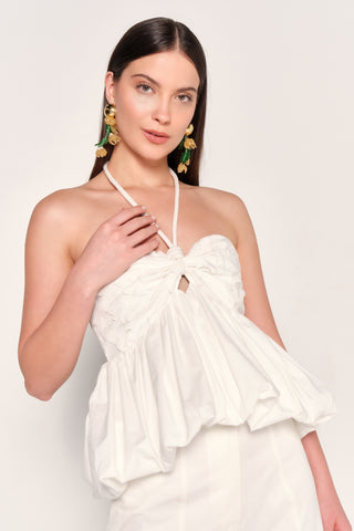 Blusa Simona Shadia Malla 96% Algodón