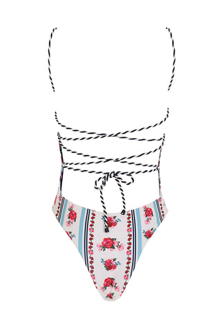 Traje de Baño Agua Bendita Enterizo Reversible Kali Cherish
