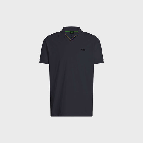 Polo BOSS de Punto Texturizado en Algodón Mercerizado