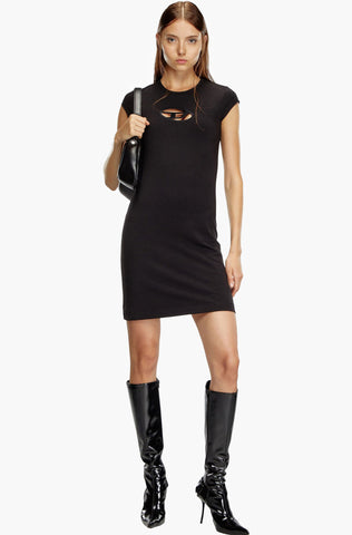 Vestido MIni Diesel Slim fit Placa Metálica D Ovalada D-ANGIEL ΜΙΝΙ