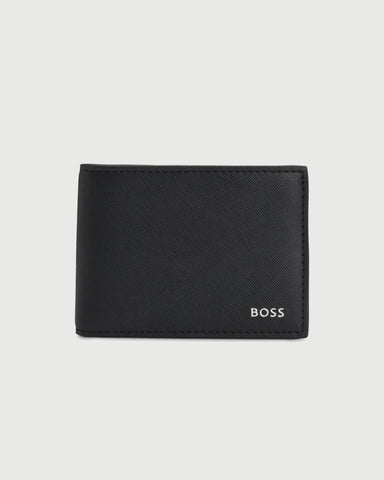 Billetera BOSS Con detalle de logotipo y franja distintiva