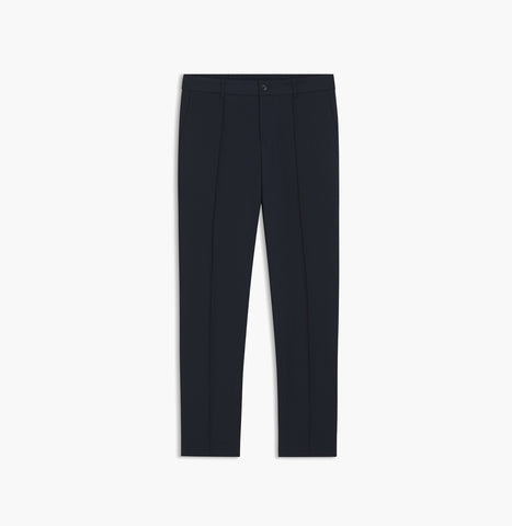 Pantalón de Vestir BOSS de Corte Recto – Azul Oscuro