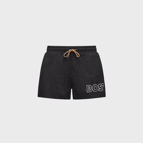 Traje de Baño BOSS tipo shorts en tejido de secado rápido con logo en contorno