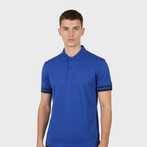 Polo BOSS Slim fit en Algodón con Mangas de rayas