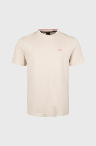 T-Shirt BOSS de algodón Piqué con logotipo tonal Regular Fit