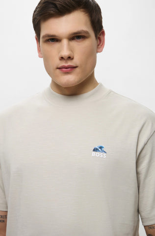 T-Shirt BOSS numbers Relaxed Fit de algodón