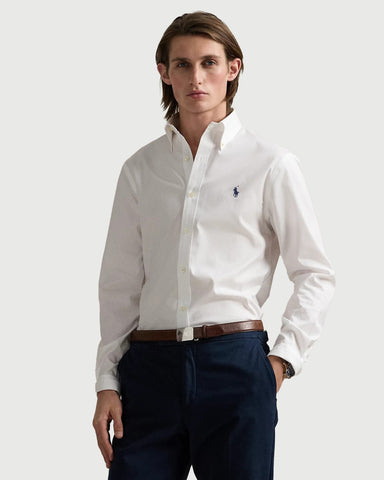 Camisa POLO Ralph Lauren Twill Manga Larga Custom Fit