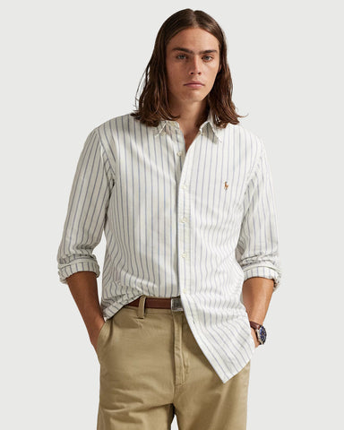 Camisa POLO Ralph Lauren Oxford de Rayas Custom fit