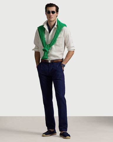 Pantalón en Lino Polo Ralph Lauren Straight Fit