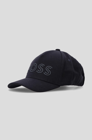 Gorra BOSS Con Visera De Algodón Y Detalle De Logo