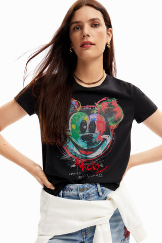 Sueter De Mujer Desigual Arty Mickey Mouse - tiendadicons.com