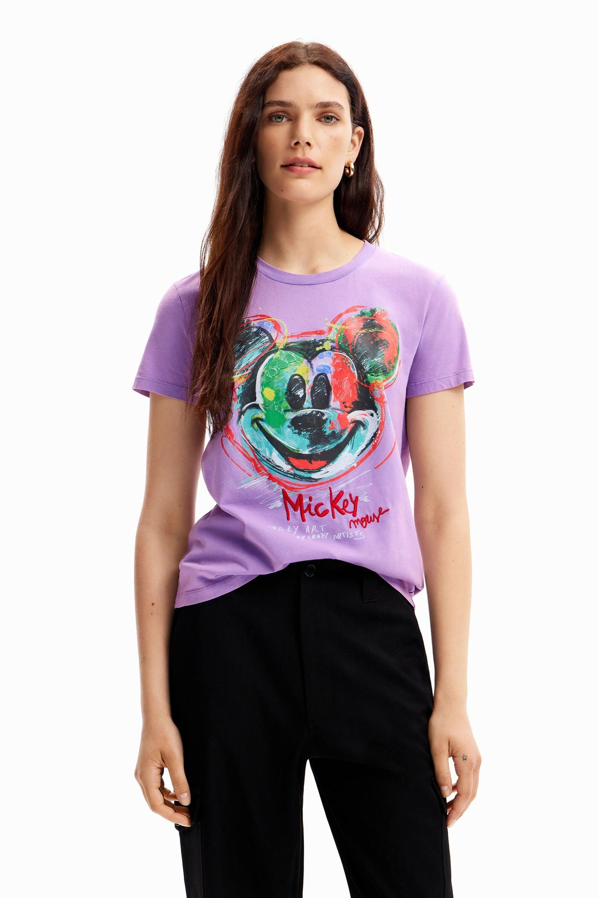 Sueter De Mujer Desigual Arty Mickey Mouse