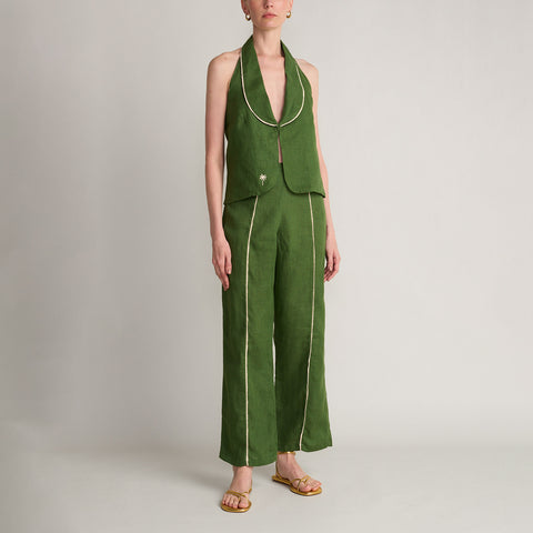 Conjunto En Lino De Vest Aragon & Pantalón Pascual Eugenia Fernández