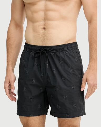 Traje de Baño BOSS con Doble B Bordada