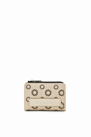 Monedero Desigual Floral Pequeño